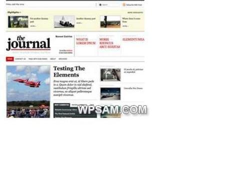 Product picture wordpress premier theme From WOO(thejournal)